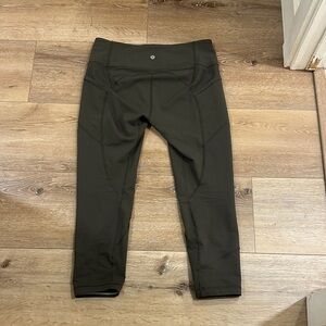 Lululemon Athletica Dark Green Leggings